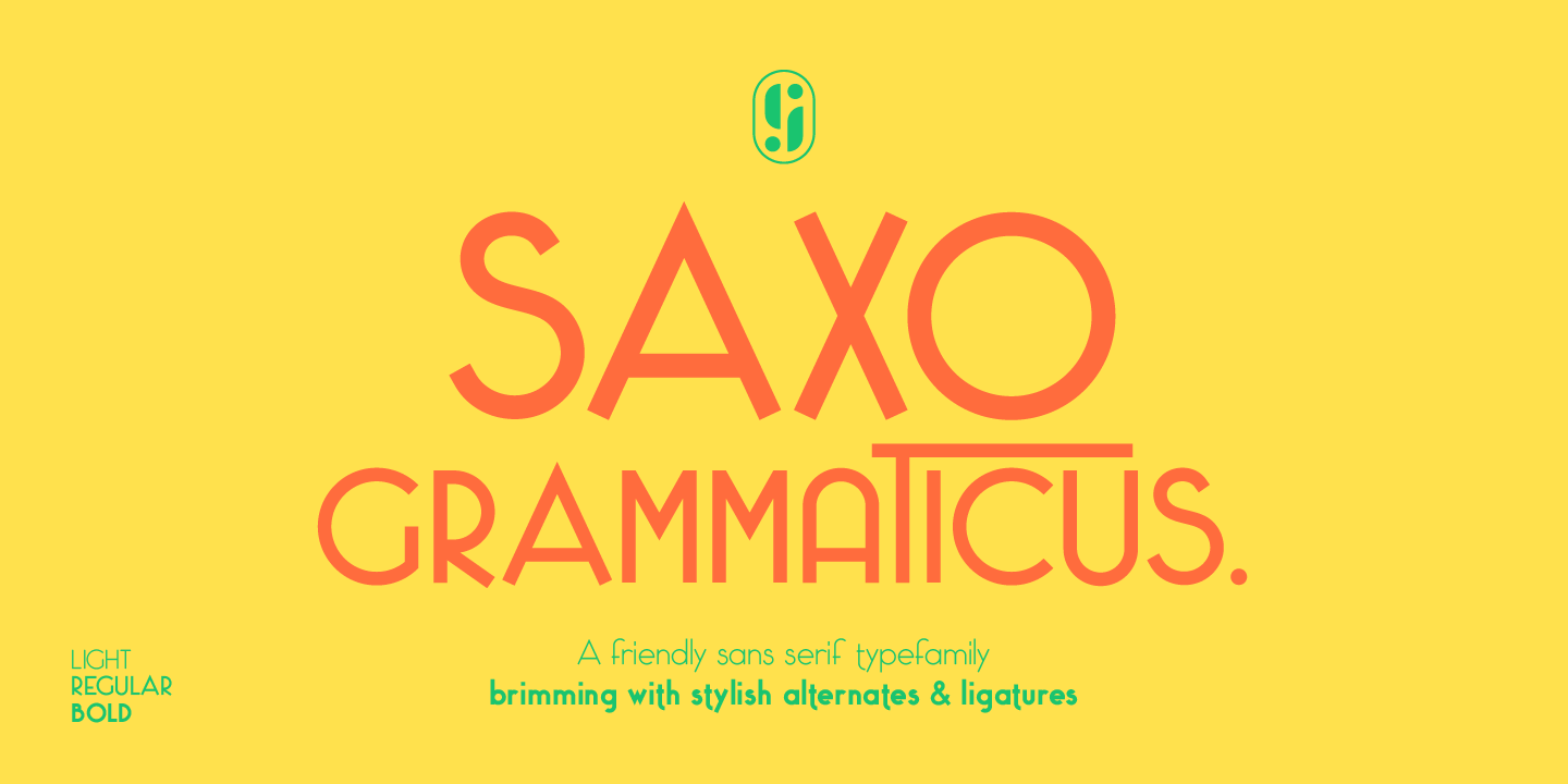 Beispiel einer Saxo Grammaticus-Schriftart